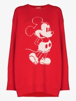 Thumbnail for your product : Miu Miu Red Mickey Mouse Mini Sweater Dress