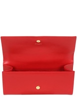 Thumbnail for your product : Saint Laurent Cassandra Brushed Leather Clutch
