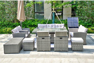 Moda Furnishings 10 Piece Sofa Seating Group with Cushions