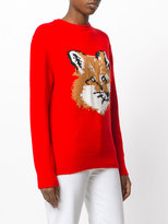 Thumbnail for your product : MAISON KITSUNÉ fox pattern jumper