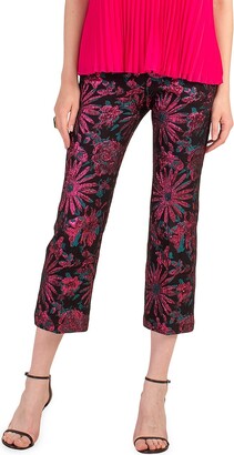 Floral Jacquard Pants | ShopStyle