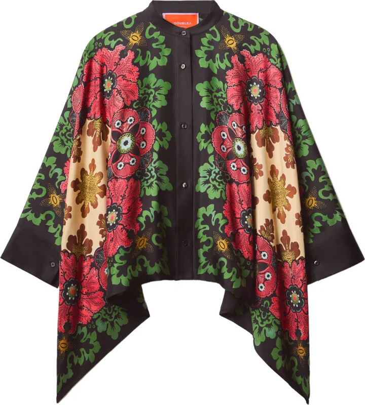 La DoubleJ Floral-Print Blouse