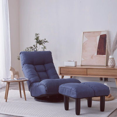 Japanese-Style Floor Chair, Single Sofa Recliner, Leisure Sofa, Adjustable Chair