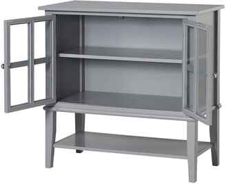 Very Franklin 2 Door Storage Cabinet- Grey