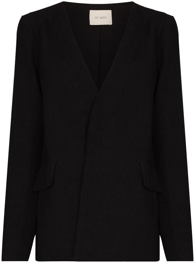 ST. AGNI Origami wrap blazer ShopStyle