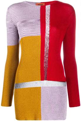 Missoni knitted glittered jumper
