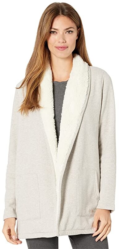 chaps sherpa lined sweater jacket