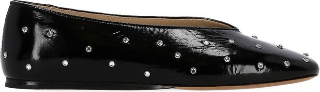 Le Monde Beryl Embellished Flat Shoes