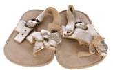 Thumbnail for your product : Bonpoint Girls' Floral Leather Sandals