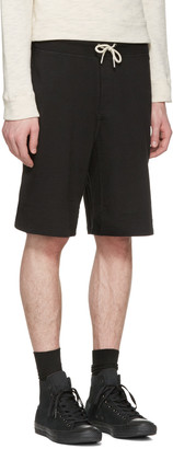 Rag & Bone Black Standard Issue Sweat Shorts
