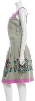 Thumbnail for your product : Cacharel Embellished Linen Dress
