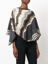 Thumbnail for your product : Missoni zigzag knitted poncho