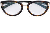 Bulgari oval shaped glasses 