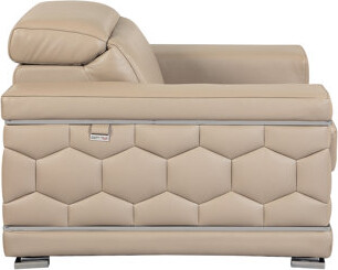 Orren Ellis Top Grain Italian Leather Loveseat