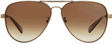 Thumbnail for your product : Lanvin Classic Metal Aviator Sunglasses, Bronze