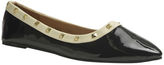 Thumbnail for your product : Wet Seal Faux Patent Leather Studded Flat
