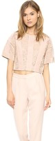 Thumbnail for your product : By Malene Birger Luce Lace top