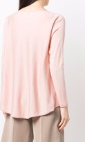 Thumbnail for your product : Snobby Sheep Curved-Hem Knitted Top