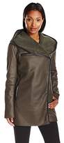 Thumbnail for your product : Sam Edelman Women's Sydney Hooded Sherpa Coat
