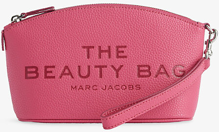 Marc Jacobs Womens Raspberry Pink The Beauty Bag Leather Pouch