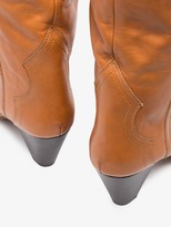 Thumbnail for your product : Isabel Marant brown Remko 40 Western leather boots