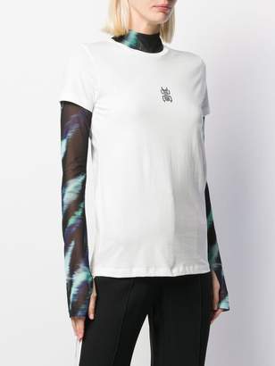 Frankie Morello embroidered scarab T-shirt