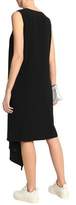 Thumbnail for your product : DKNY Asymmetric Draped Crepe De Chine Dress