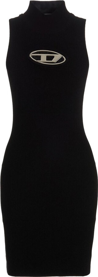 Diesel M-Onerva Cut-Out Logo Mini Dress - ShopStyle