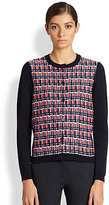 Thumbnail for your product : Piazza Sempione Print-Front Cardigan