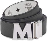 Thumbnail for your product : MCM Visetos Reversible M-Buckle Monogram Belt
