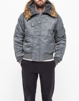 Thumbnail for your product : Alpha Industries N-2B Parka in Gun Metal