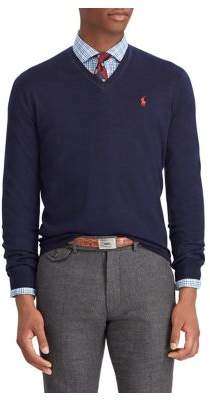 Polo Ralph Lauren V-Neck Merino Wool Sweater