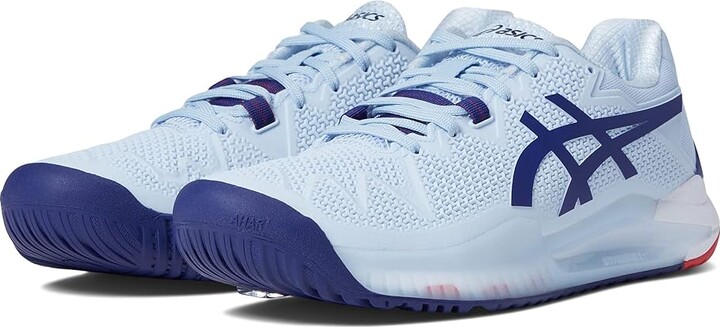 Asics Gel-Resolution 8 Tennis Shoe (Soft Sky/Dive Blue) Women's Tennis  Shoes - ShopStyle Performance Sneakers