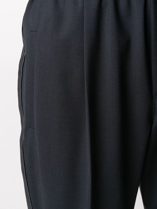 Brunello Cucinelli Side Stripe Cropped Trousers