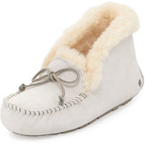 Thumbnail for your product : UGG Alena Collared-Tie Slipper, Salt