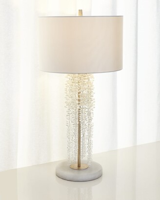 John-Richard Collection Cascading Crystal Waterfall Table Lamp