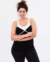 Thumbnail for your product : Curvy Chic Sports Women's Black T-Shirts & Singlets - Zenith Tank