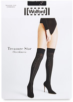 Thumbnail for your product : Wolford Treasure Star Crystal-embellished Opaque Tights