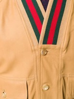 Thumbnail for your product : Gucci Web collar jacket