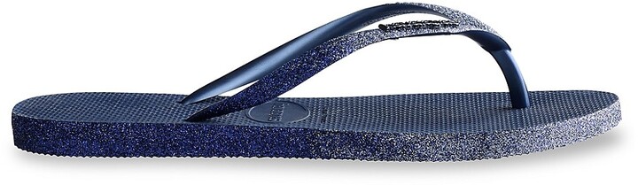 navy flip flops womens