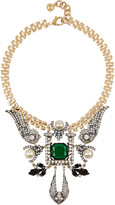 Thumbnail for your product : Lulu Frost Future gold-plated multi-stone necklace