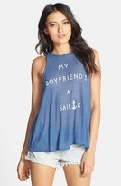 Thumbnail for your product : Wildfox Couture 'My Boyfriend's a Sailor' Racerback Tank