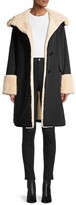 Thumbnail for your product : Jane Post Faux Fur-Lined Storm Coat