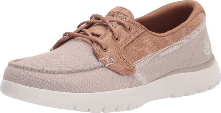beige skechers