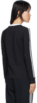 Thumbnail for your product : adidas Black 3-Stripes Long Sleeve T-Shirt