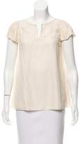 Thumbnail for your product : Mayle Silk Short Sleeve Top