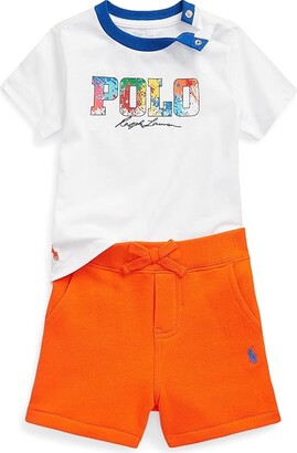 Polo Ralph Lauren Kids Fleece Jacket Jogger Pants Set (Infant