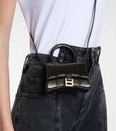 Thumbnail for your product : Balenciaga Hourglass Mini leather crossbody bag