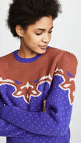 Thumbnail for your product : pushBUTTON Two Tone Western Sweater