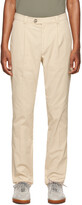 Thumbnail for your product : Brunello Cucinelli Beige Straight-Leg Trousers